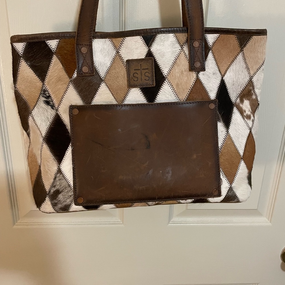 STS Cowhide purse